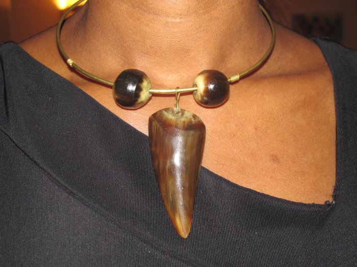 brown choker