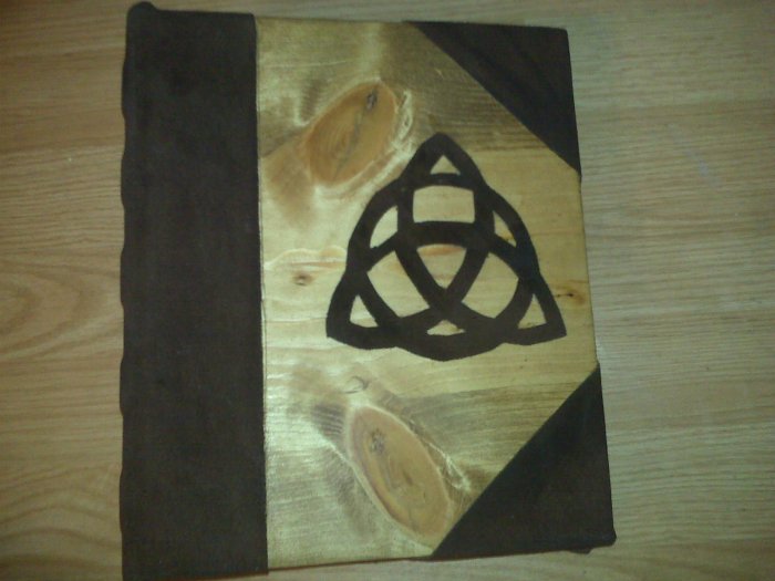 Triquetra Charmed Book of Shadows Blank BOS