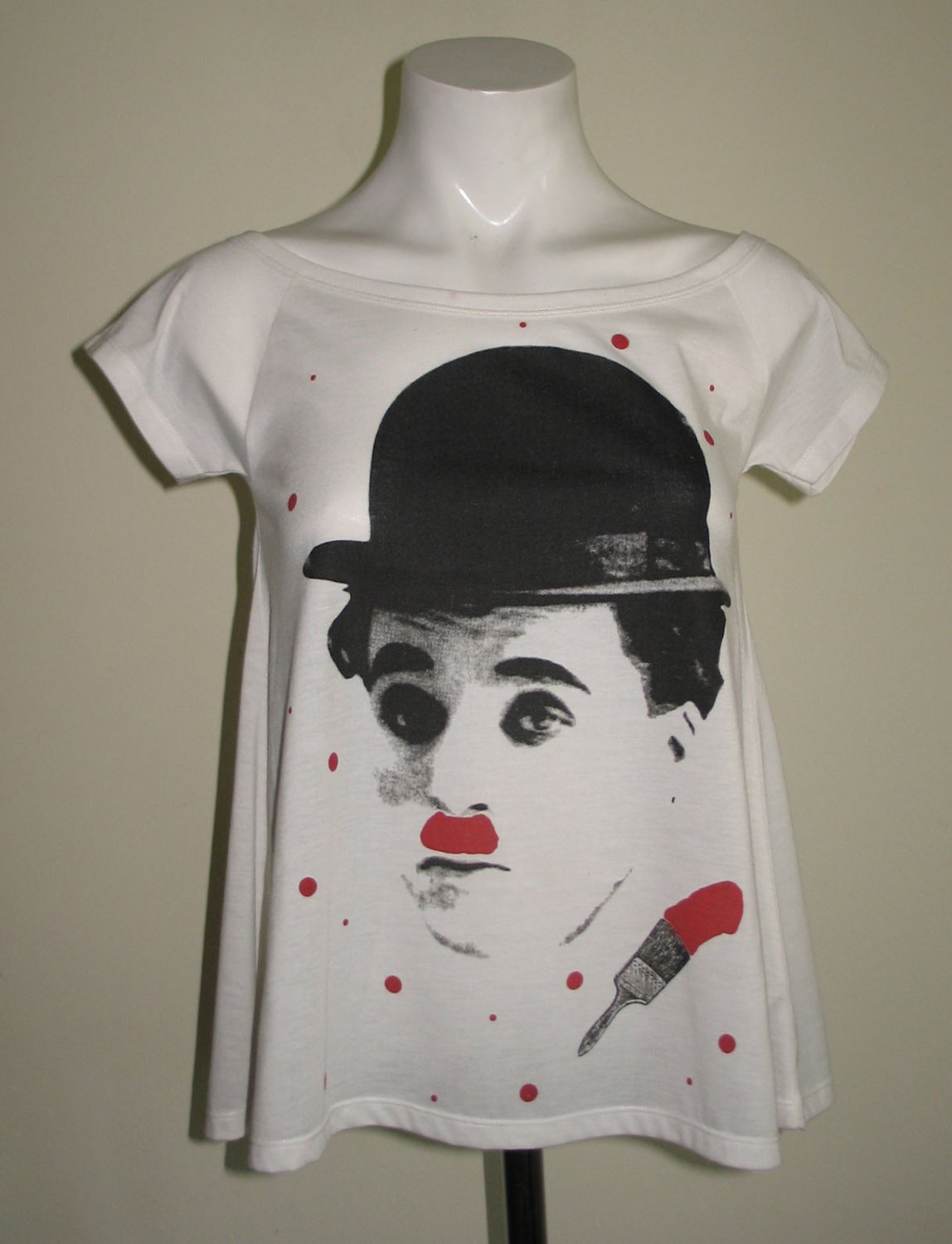 CHARLIE CHAPLIN... Cute Flare Top