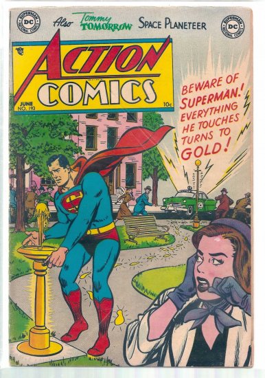 ACTION COMICS # 193, 3.5 VG -