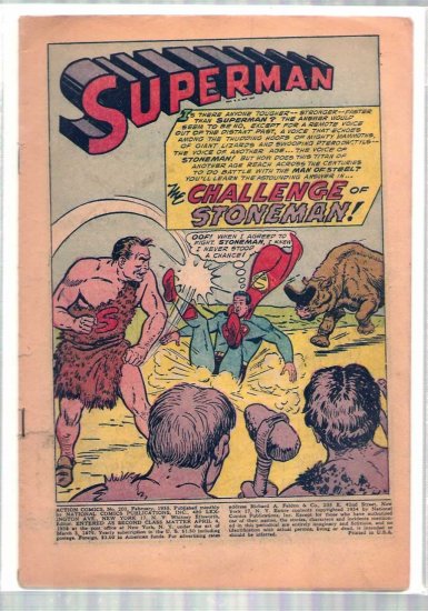 ACTION COMICS # 201, 0.5 PR