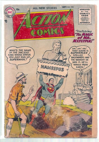 ACTION COMICS # 208, 1.5 FR/GD