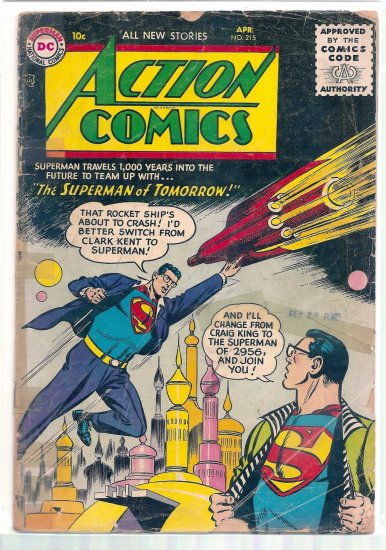 ACTION COMICS # 215, 1.0 FR