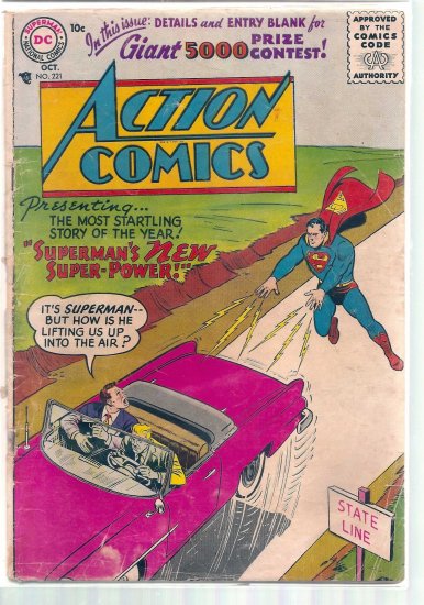 ACTION COMICS # 221, 1.5 FR/GD