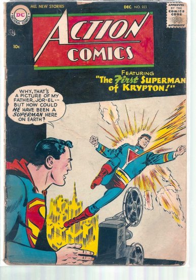ACTION COMICS # 223, 1.0 FR