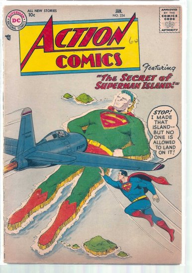 ACTION COMICS # 224, 2.5 GD +
