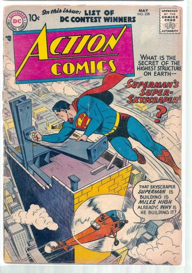 ACTION COMICS # 228, 1.5 FR/GD