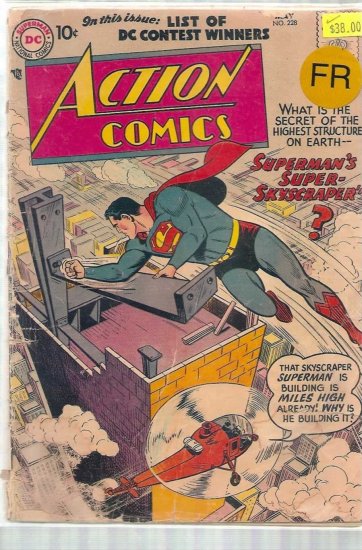 ACTION COMICS # 228, 1.0 FR