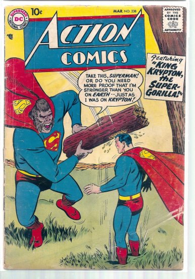 ACTION COMICS # 238, 2.5 GD +