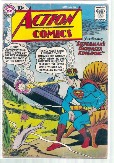 ACTION COMICS # 244, 2.5 GD +
