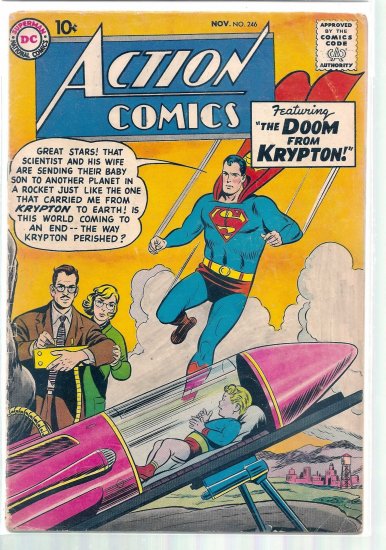 ACTION COMICS # 246, 2.5 GD +