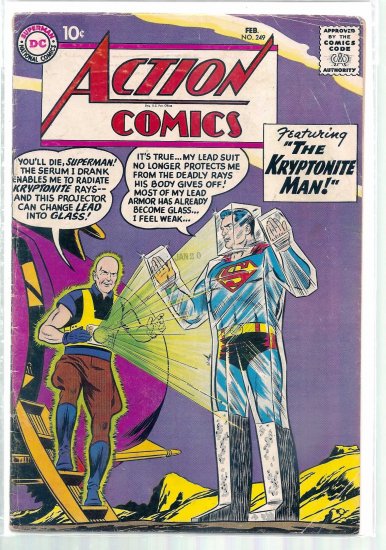 ACTION COMICS # 249, 4.0 VG