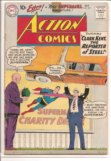 Action Comics # 257, 4.0 VG