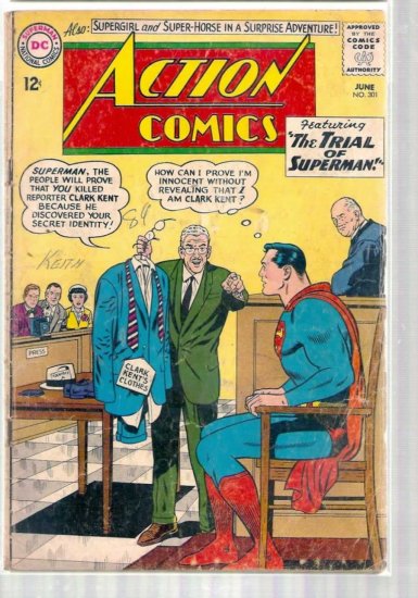 ACTION COMICS # 301, 2.0 GD