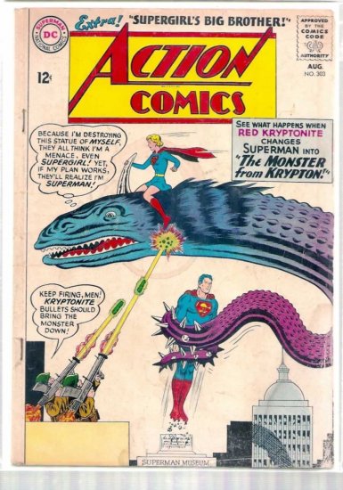ACTION COMICS # 303, 2.0 GD