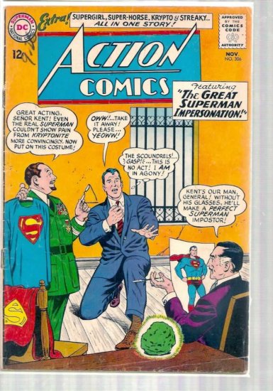 ACTION COMICS # 306, 2.5 GD +