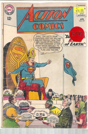 ACTION COMICS # 311, 3.0 GD/VG