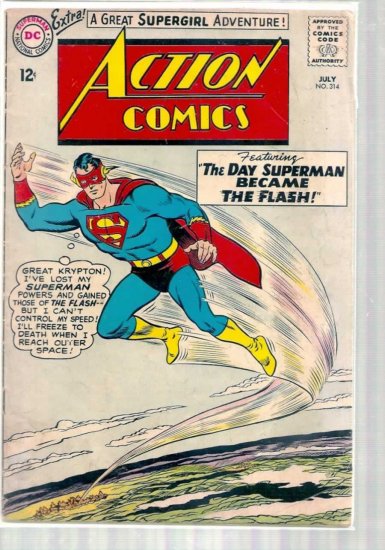 ACTION COMICS # 314, 3.0 GD/VG