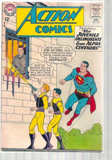 ACTION COMICS # 315, 4.0 VG