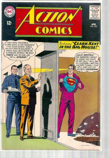 ACTION COMICS # 323, 4.5 VG +