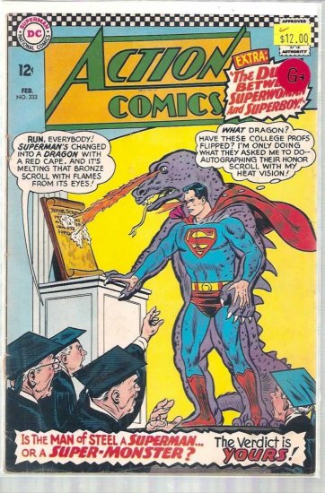 ACTION COMICS # 333, 2.5 GD +