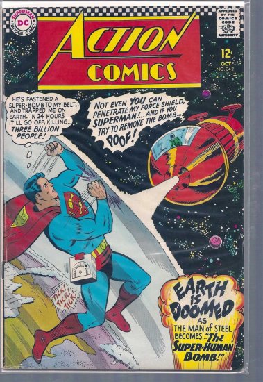 Action Comics # 342, 4.5 VG +