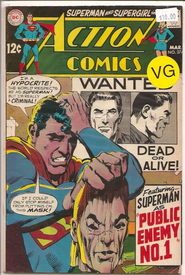 Action Comics # 374, 4.0 VG