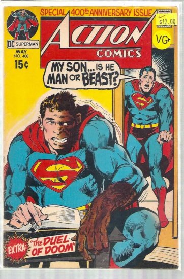 ACTION COMICS # 401, 4.5 VG +
