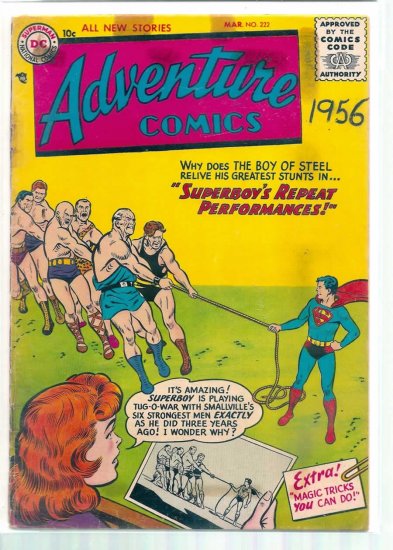 ADVENTURE COMICS # 222, 1.8 GD -