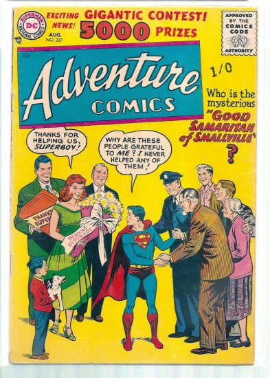 ADVENTURE COMICS # 227, 3.0 GD/VG