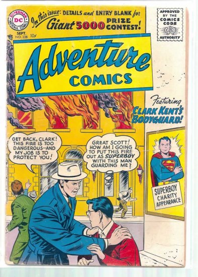 ADVENTURE COMICS # 228, 1.8 GD -