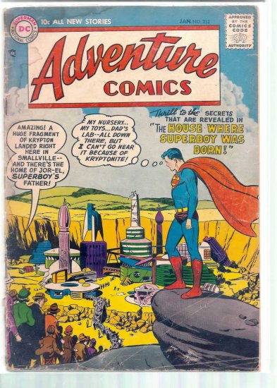 ADVENTURE COMICS # 232, 1.5 FR/GD