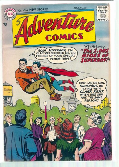 ADVENTURE COMICS # 234, 4.5 VG +