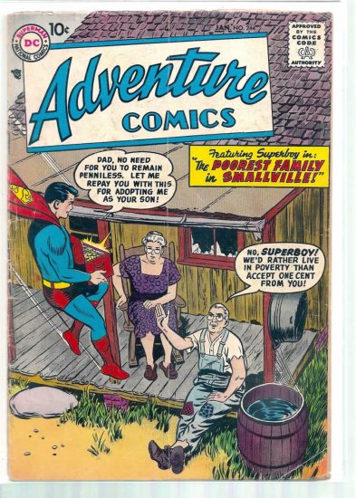 ADVENTURE COMICS # 244, 2.0 GD