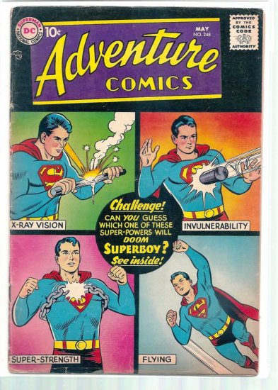 ADVENTURE COMICS # 248, 2.5 GD +