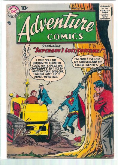 ADVENTURE COMICS # 249, 3.0 GD/VG