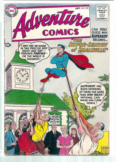 ADVENTURE COMICS # 252, 2.0 GD