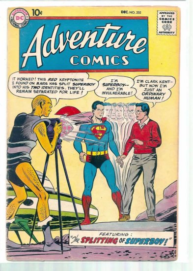 ADVENTURE COMICS # 255, 2.5 GD +