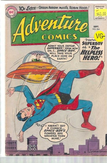 ADVENTURE COMICS # 264, 3.5 VG -