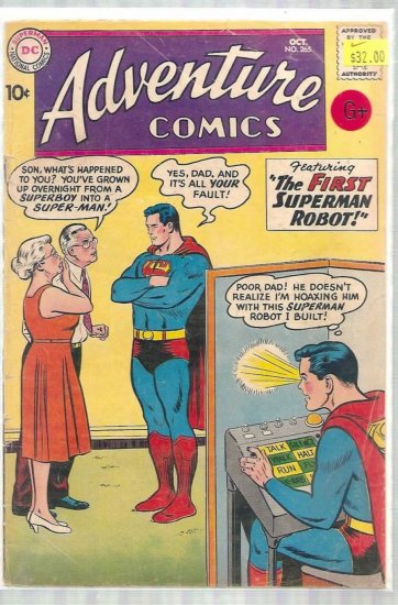 ADVENTURE COMICS # 265, 2.5 GD +