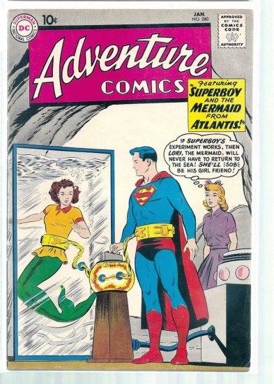 ADVENTURE COMICS # 280, 4.5 VG +