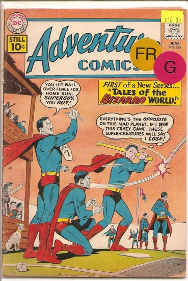 Adventure Comics # 285, 1.5 FR/GD