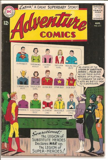 Adventure Comics # 311, 4.5 VG +