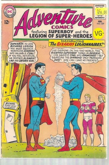 ADVENTURE COMICS # 329, 3.5 VG -