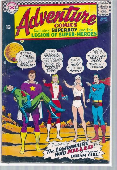 ADVENTURE COMICS # 342, 3.5 VG -