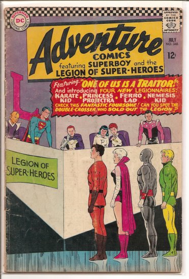 Adventure Comics # 346, 3.0 GD/VG