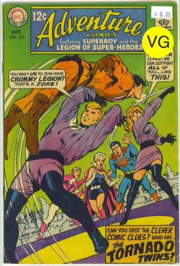 Adventure Comics # 373, 4.0 VG