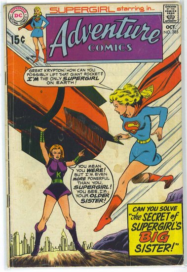Adventure Comics # 385, 3.0 GD/VG