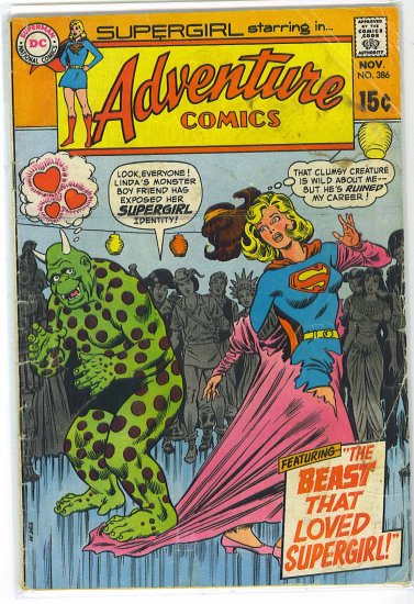 Adventure Comics # 386, 2.5 GD +