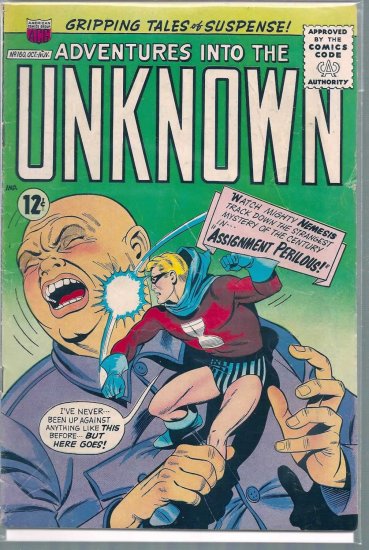 ADVENTURES INTO THE UNKNOWN # 160, 4.5 VG +